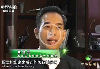 覃迅云院士做客中央电视台《中华医药》