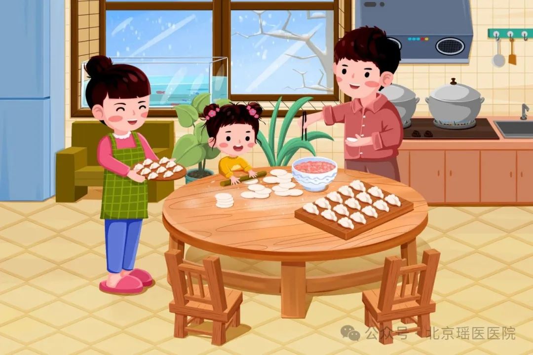 摄图网_402539193_一家人包饺子场景插画(企业商用).jpg