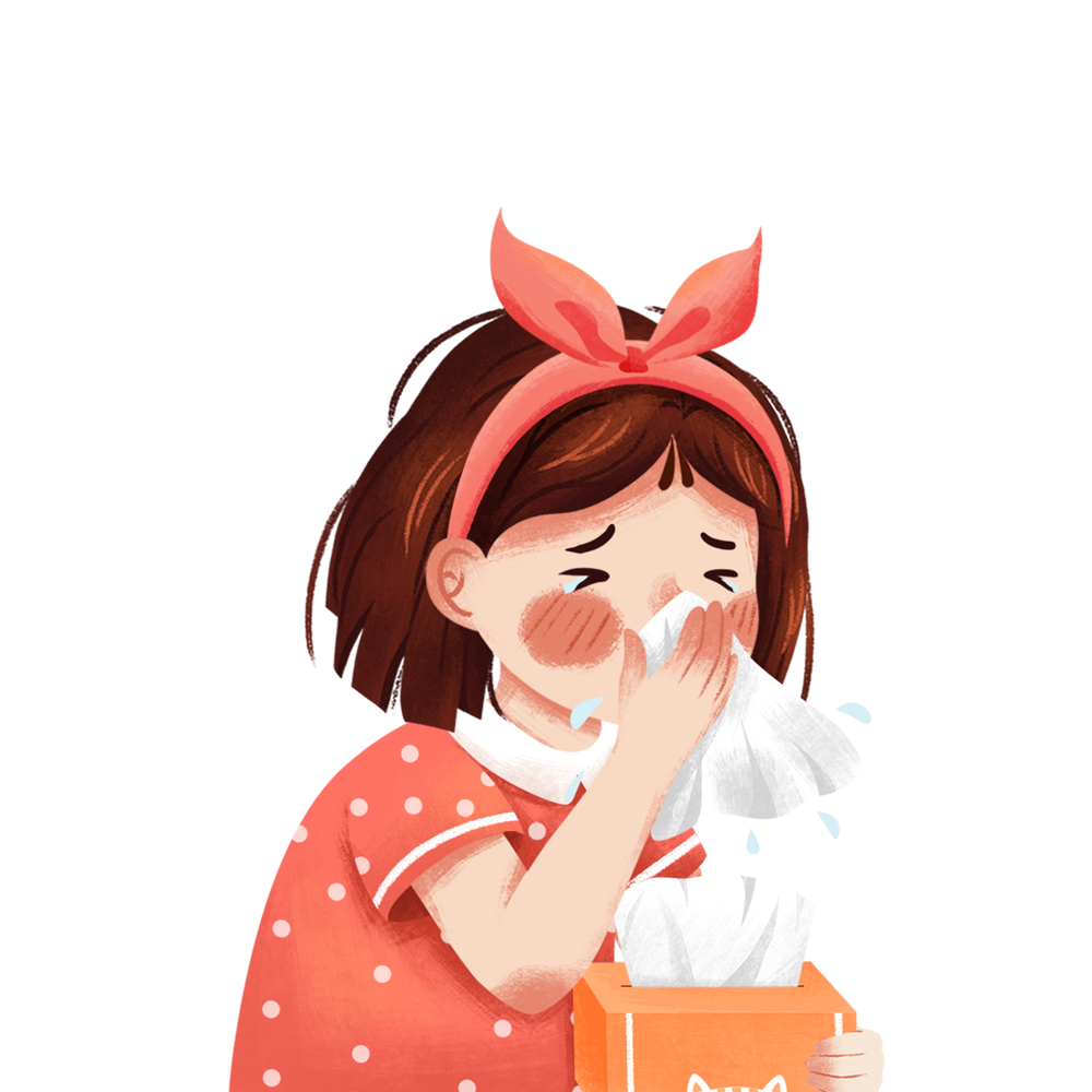 摄图网_401769538_打喷嚏女孩(企业商用).png